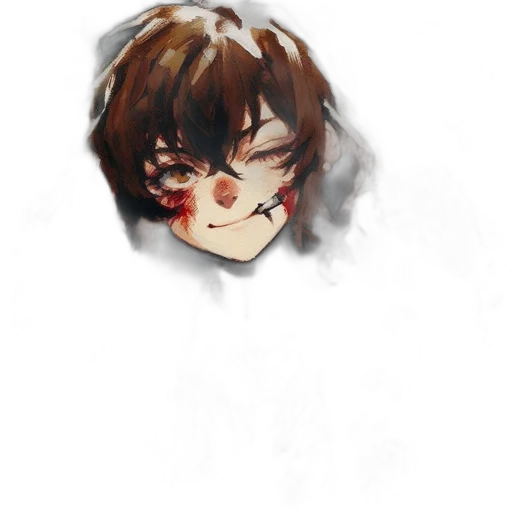 face, mask, creature, hair transparent PNG cut-out