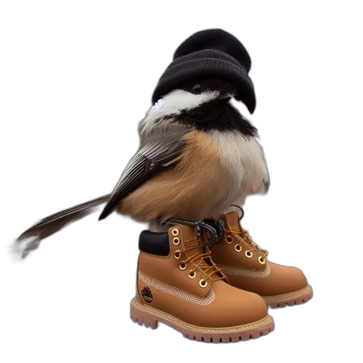shoes, hat, animal, creature transparent PNG cut-out