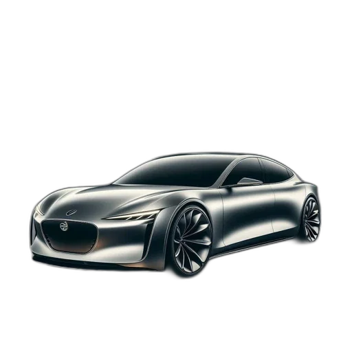car, 3d render, concept art, photorealistic transparent PNG cut-out