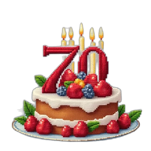 pixel art, 3d render, cross, stitch transparent PNG cut-out