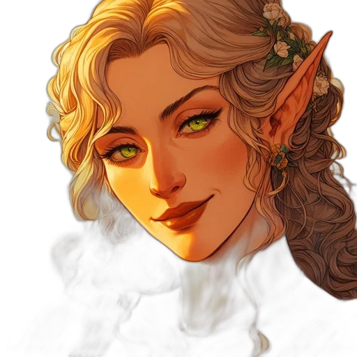 face, fantasy art, concept art, pixel art transparent PNG cut-out