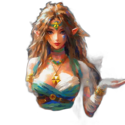 jewelry, crown, dress, fantasy art transparent PNG cut-out
