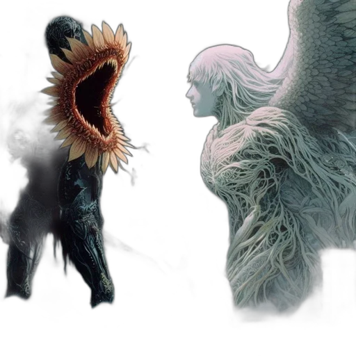 creature, dragon, animal, hair transparent PNG cut-out