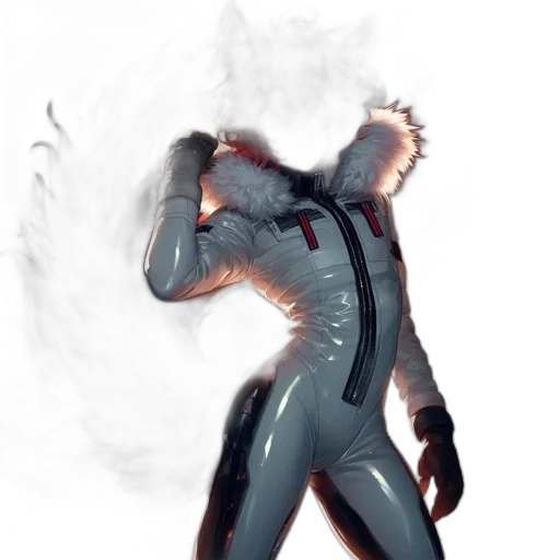 jacket, mask, robot, creature transparent PNG cut-out