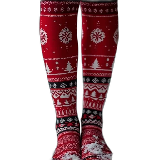 shoes, womens, leggings, red transparent PNG cut-out