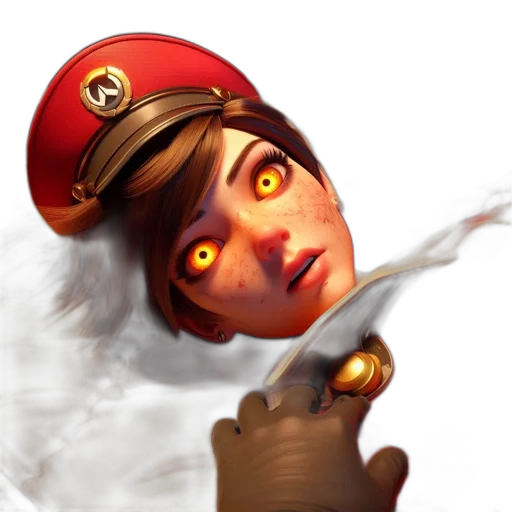 staff, weapon, face, hat transparent PNG cut-out