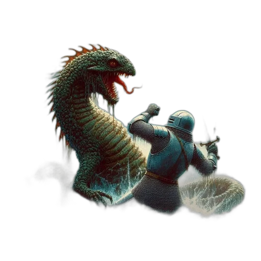 dragon, creature, animal, concept art transparent PNG cut-out