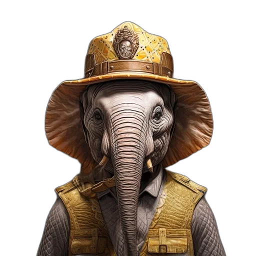 hat, animal, staff, mask transparent PNG cut-out