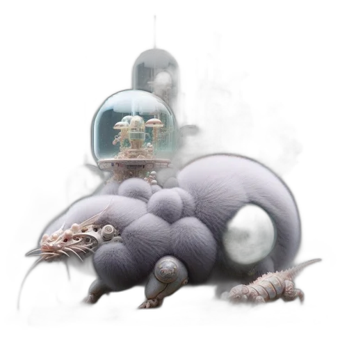 dragon, creature, robot, animal transparent PNG cut-out