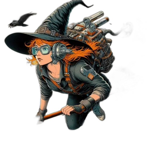 staff, hat, dragon, mask transparent PNG cut-out