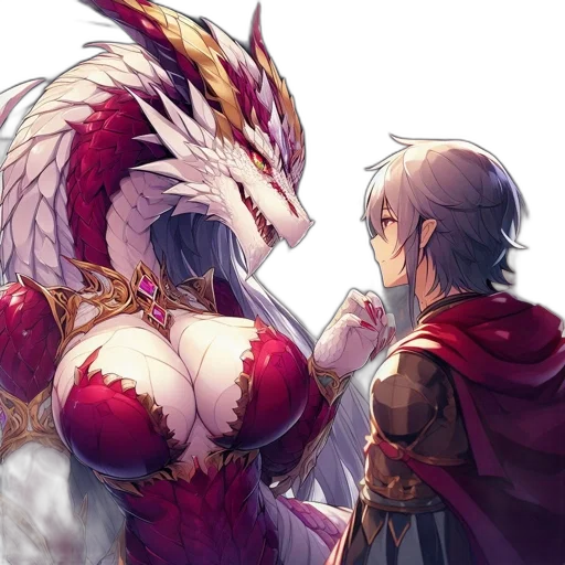 dragon, sword, fantasy art, concept art transparent PNG cut-out