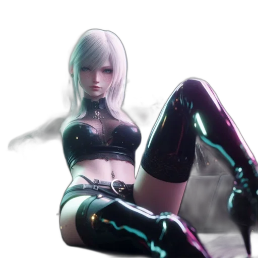 robot, cyberpunk, concept art, fantasy art transparent PNG cut-out