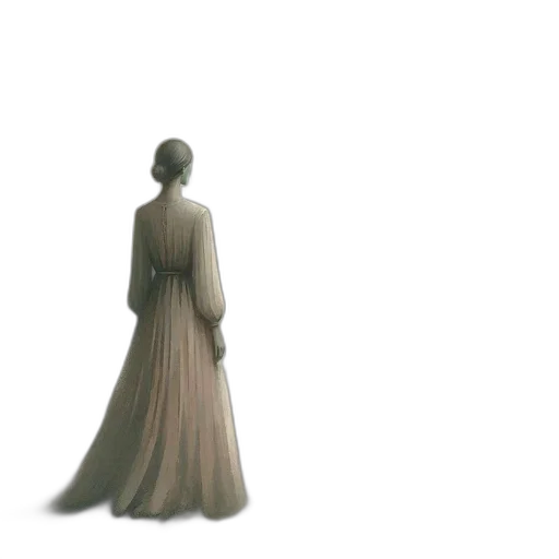 dress, staff, robot, crown transparent PNG cut-out