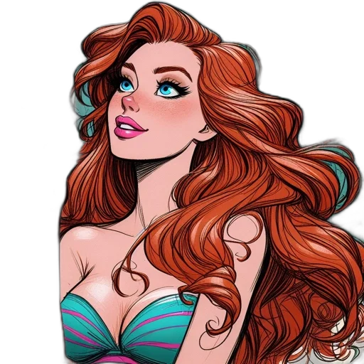 cartoon, comic book art, fantasy art, concept art transparent PNG cut-out