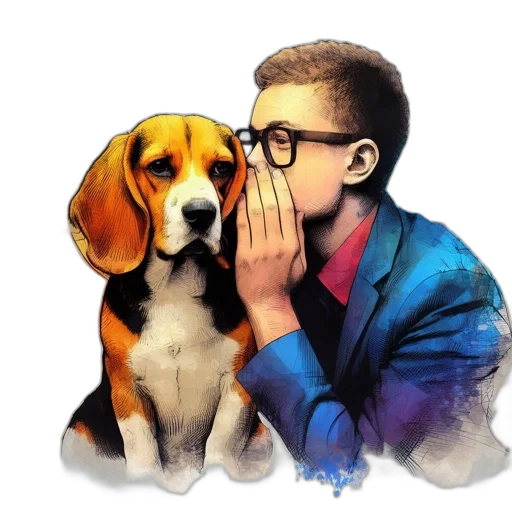 animal, watercolor, cartoon, photorealistic transparent PNG cut-out