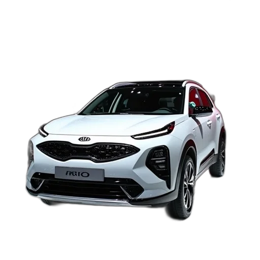 car, 3d render, kia, niro transparent PNG cut-out