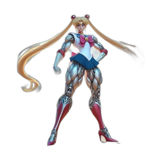 concept art, 3d render, anime, sailor transparent PNG cut-out