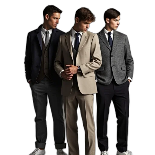 jacket, staff, monochrome, earth tones transparent PNG cut-out