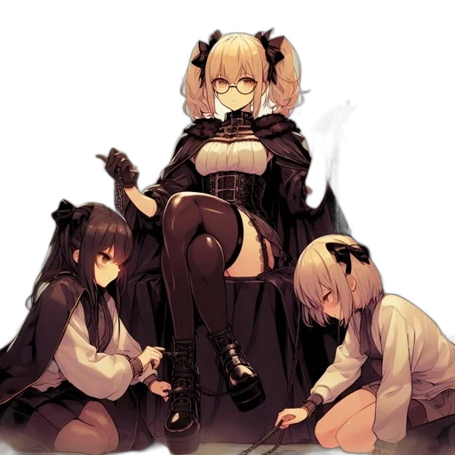 staff, dress, weapon, crown transparent PNG cut-out