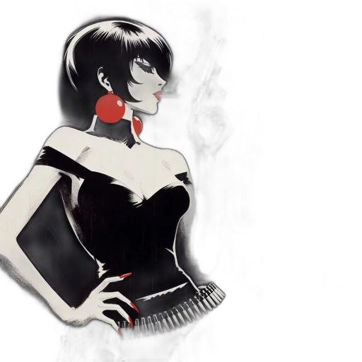 dress, weapon, mask, concept art transparent PNG cut-out