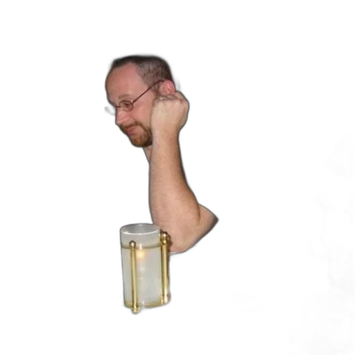 bottle, staff, weapon, robot transparent PNG cut-out