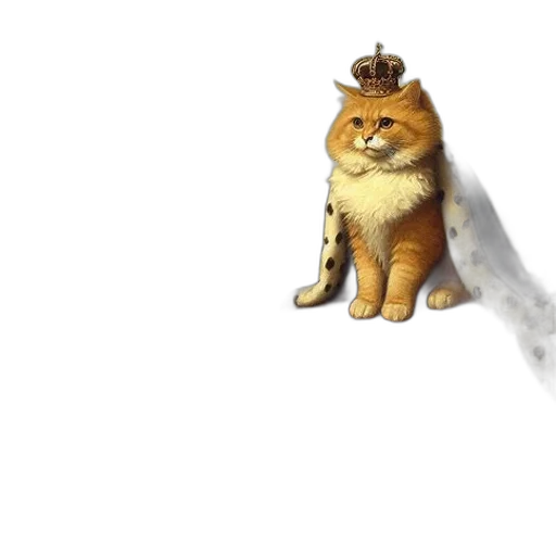 crown, hat, staff, animal transparent PNG cut-out