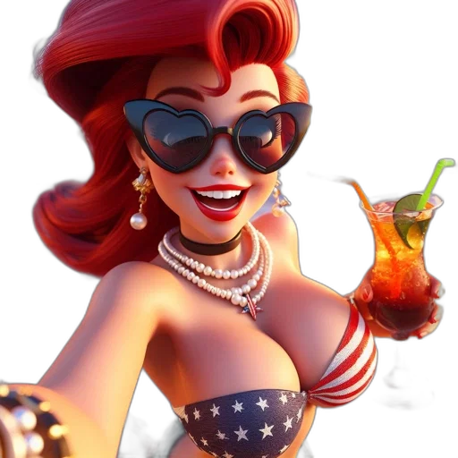 3d render, comic book art, concept art, cartoon transparent PNG cut-out