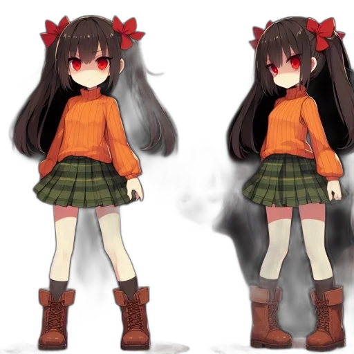 dress, creature, anime, concept art transparent PNG cut-out