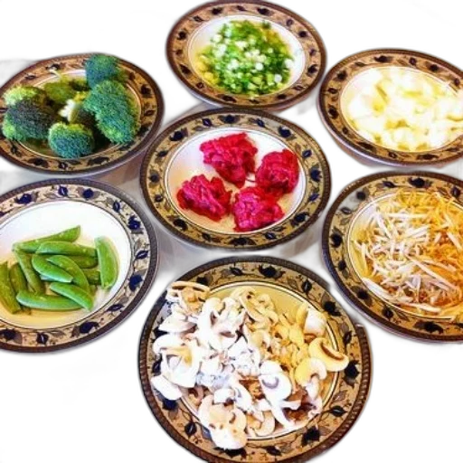 food, variety, fresh, vegetables transparent PNG cut-out
