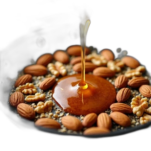 food, crown, photorealistic, 3d render transparent PNG cut-out