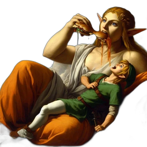 photorealistic, concept art, fantasy art, oil painting transparent PNG cut-out