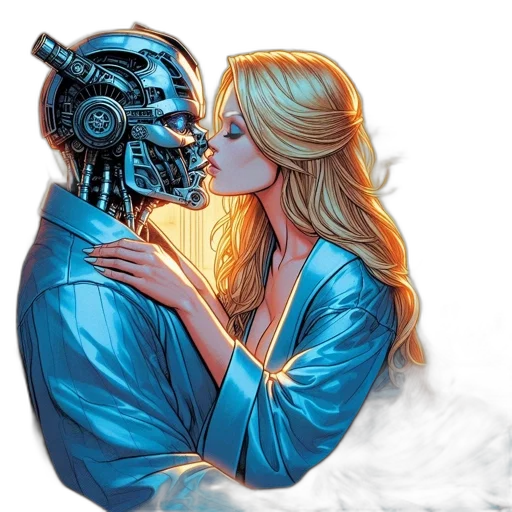 robot, mask, comic book art, concept art transparent PNG cut-out