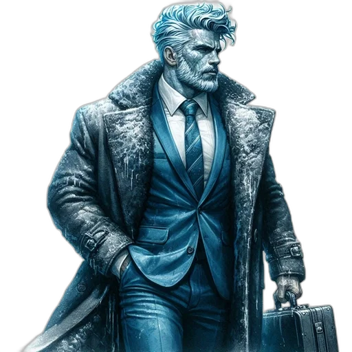 jacket, concept art, comic book art, cyberpunk transparent PNG cut-out