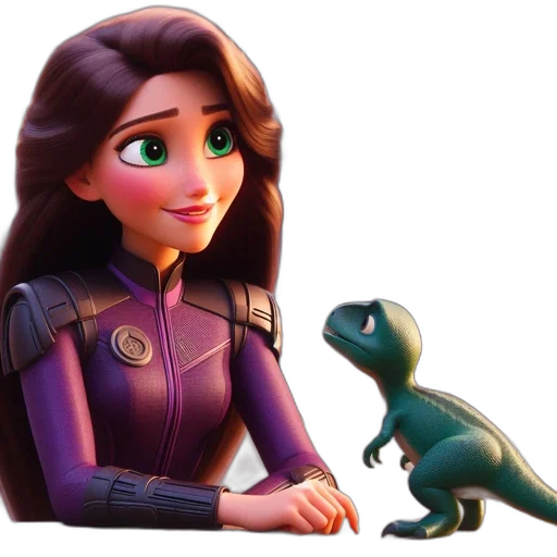 dragon, concept art, 3d render, cartoon transparent PNG cut-out