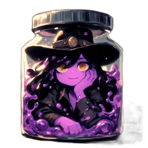 bottle, dragon, hat, creature transparent PNG cut-out