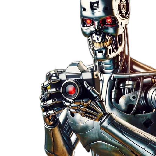 robot, cyberpunk, concept art, comic book art transparent PNG cut-out