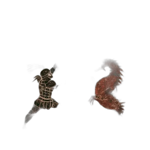 dragon, creature, animal, hair transparent PNG cut-out