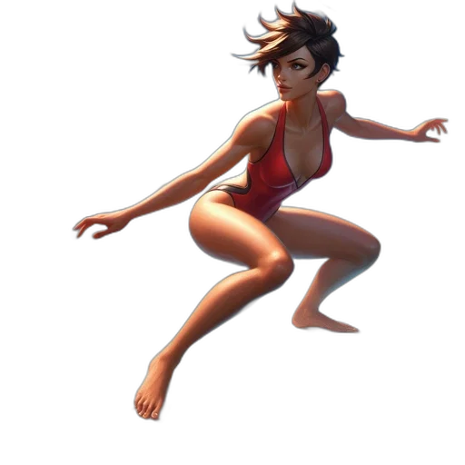 creature, dress, concept art, 3d render transparent PNG cut-out