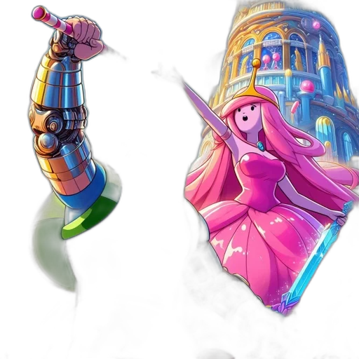 bottle, dress, crown, umbrella transparent PNG cut-out