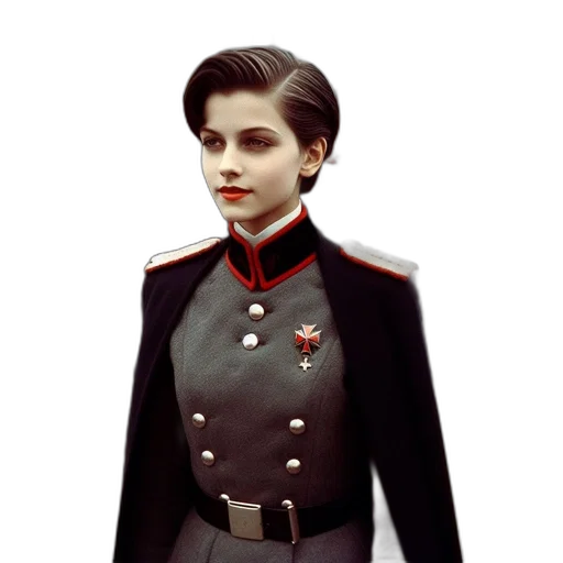 jacket, staff, face, crown transparent PNG cut-out