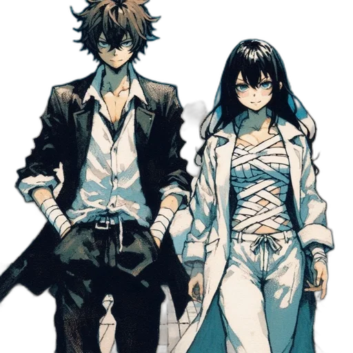 staff, jacket, concept art, anime transparent PNG cut-out