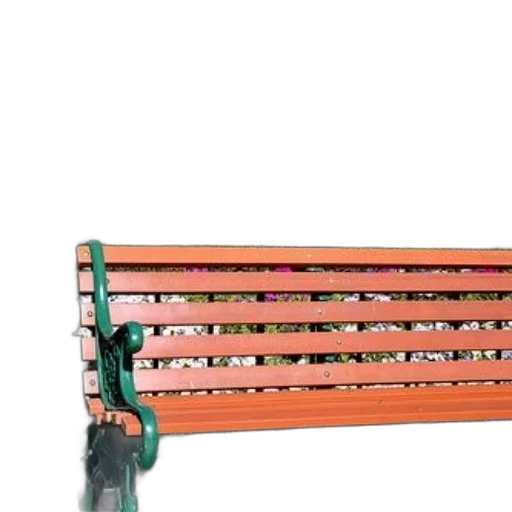 furniture, vibrant, red, bench transparent PNG cut-out