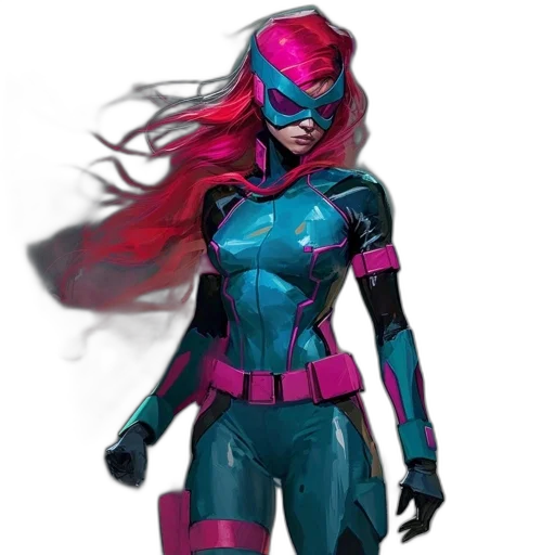mask, concept art, comic book art, cyberpunk transparent PNG cut-out
