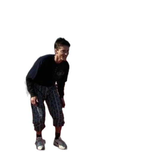 jacket, staff, creature, shoes transparent PNG cut-out