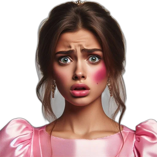 face, mask, dress, jewelry transparent PNG cut-out