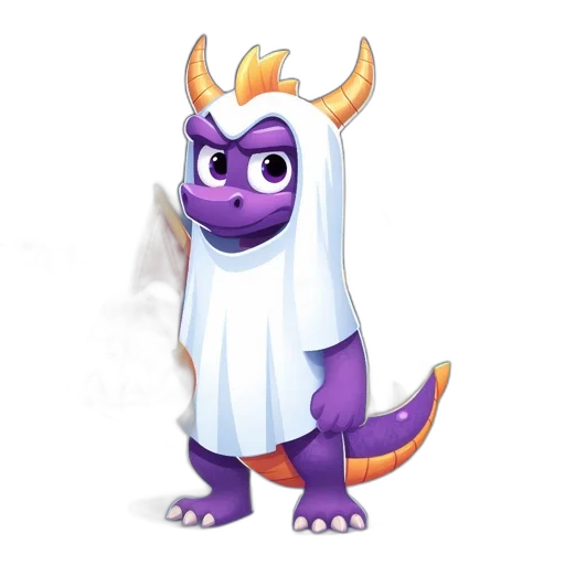 dragon, creature, animal, staff transparent PNG cut-out
