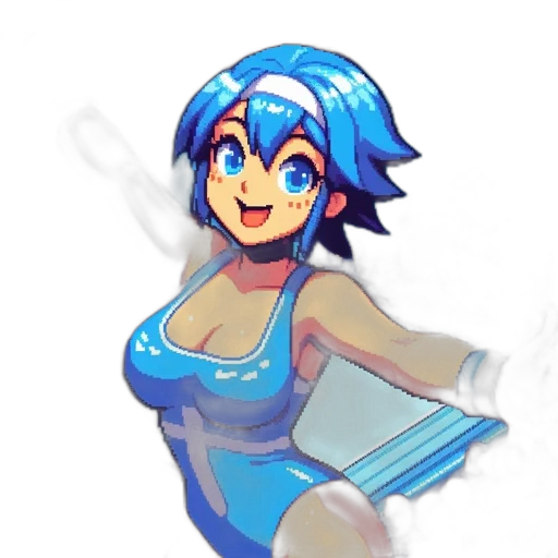 dress, staff, robot, weapon transparent PNG cut-out