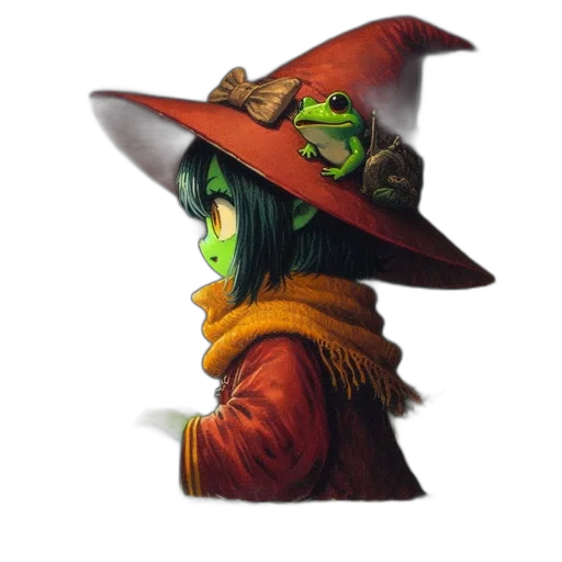 hat, mask, staff, face transparent PNG cut-out