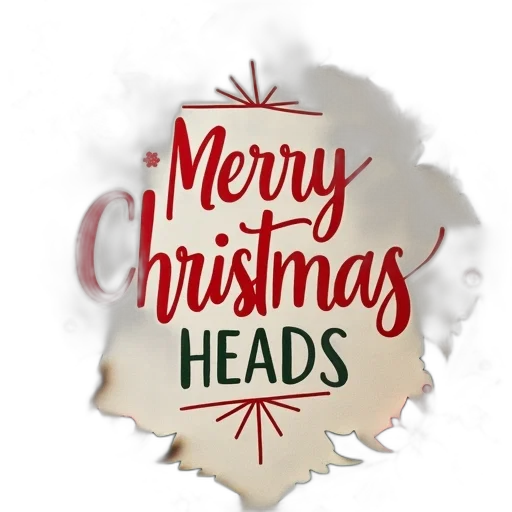 christmas, words, krafty, paper transparent PNG cut-out