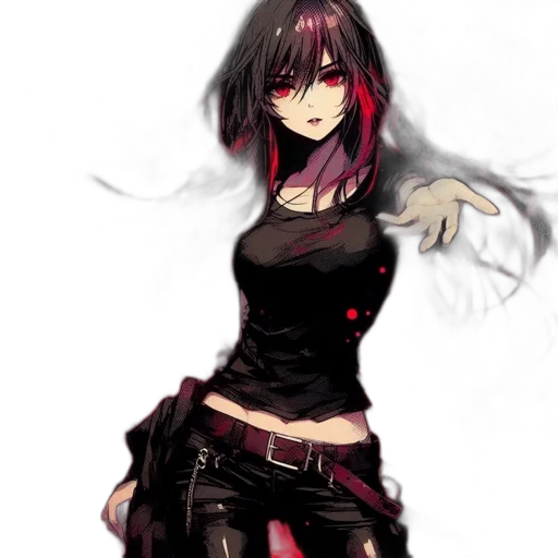 dress, weapon, concept art, anime transparent PNG cut-out